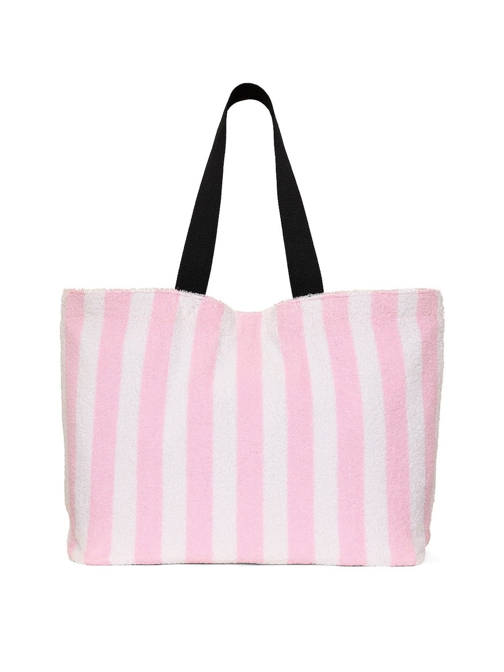 Victoria's Secret Pink & White Striped Tote Bsg - Picture 6 of 7